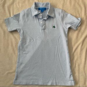 Light Blue Pinstripe Polo size 6